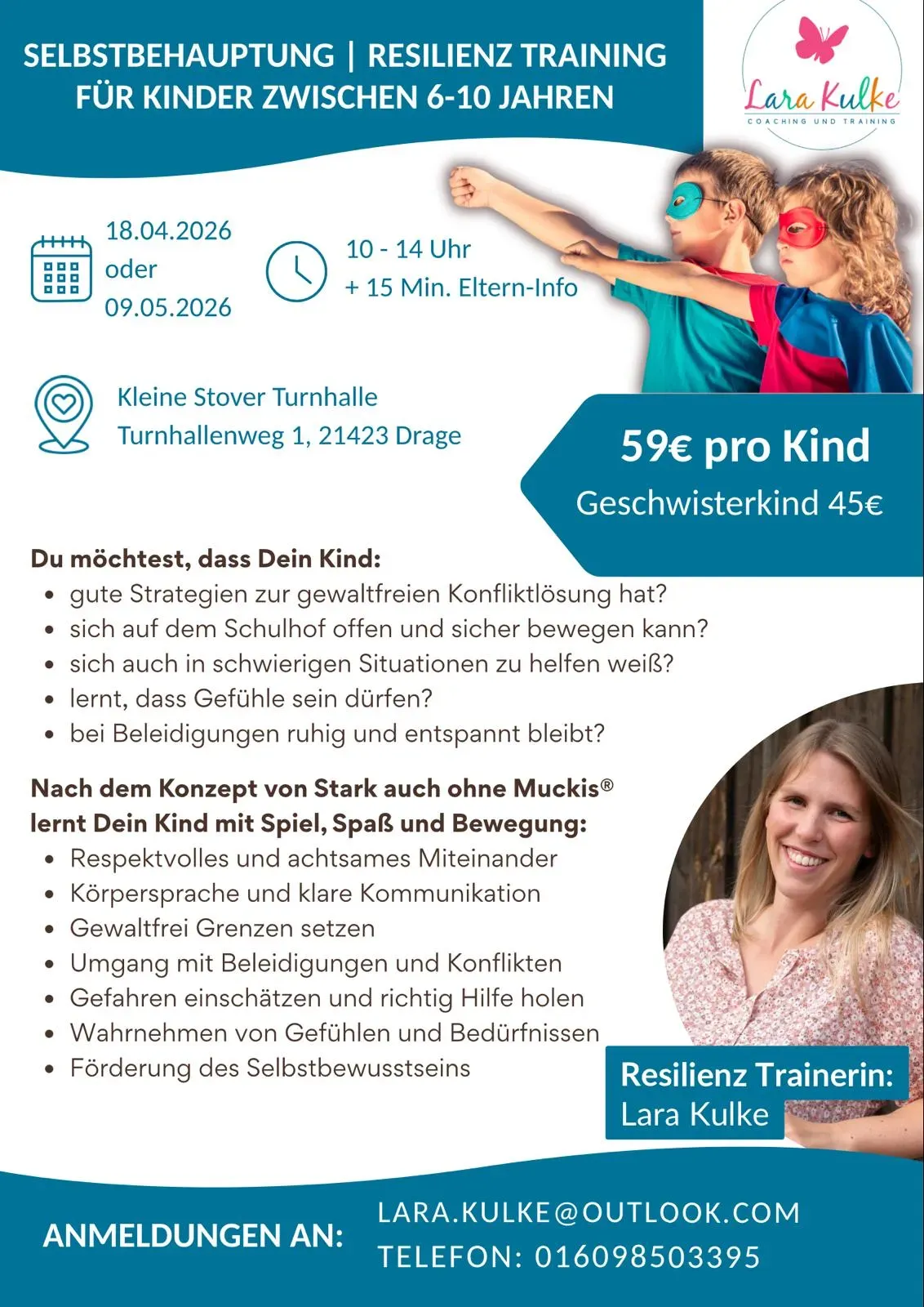 Titelbild: Selbstbehauptungs- und Resilienztraining für Kinder