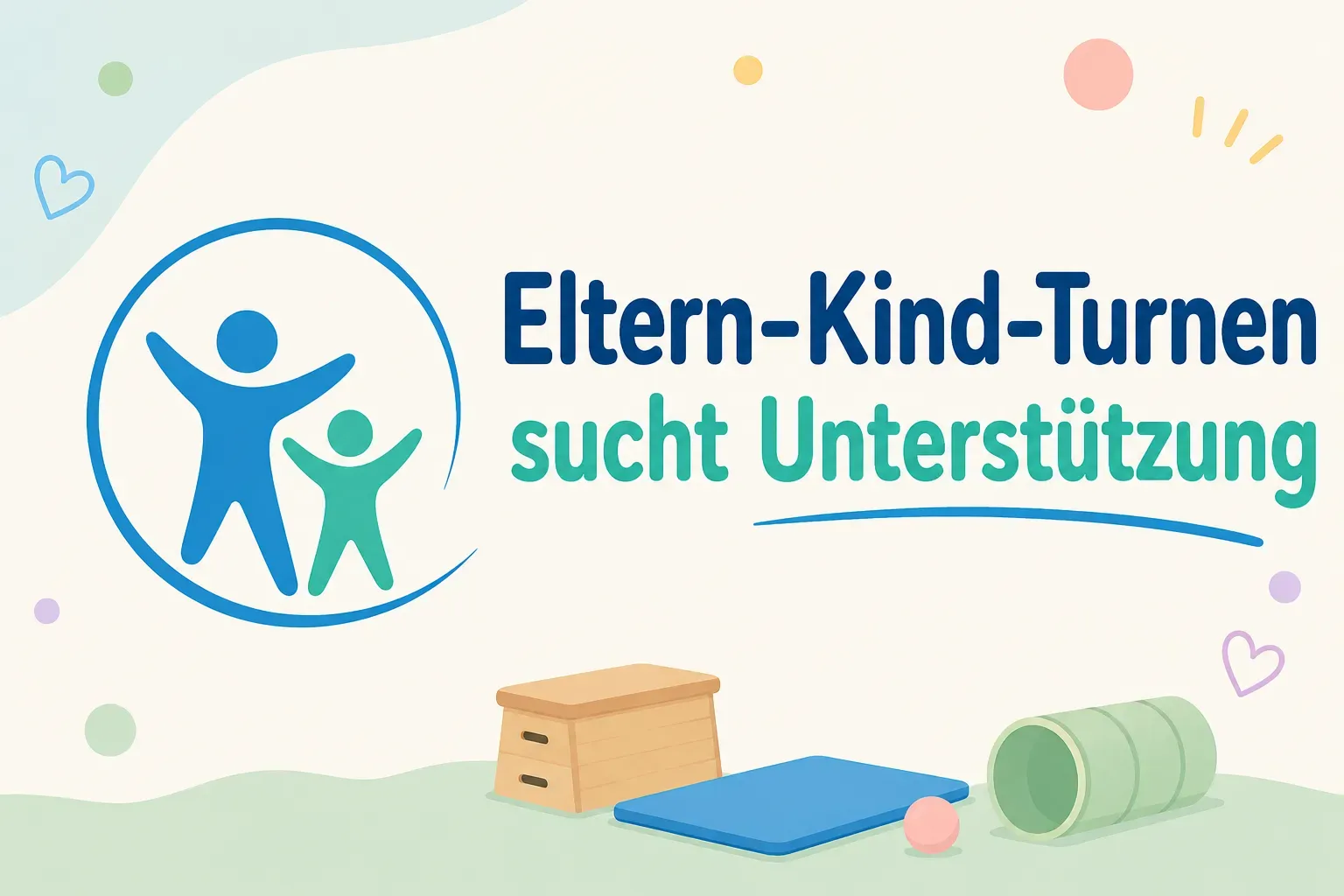 Titelbild: Eltern-Kind-Turnen sucht Unterstützung