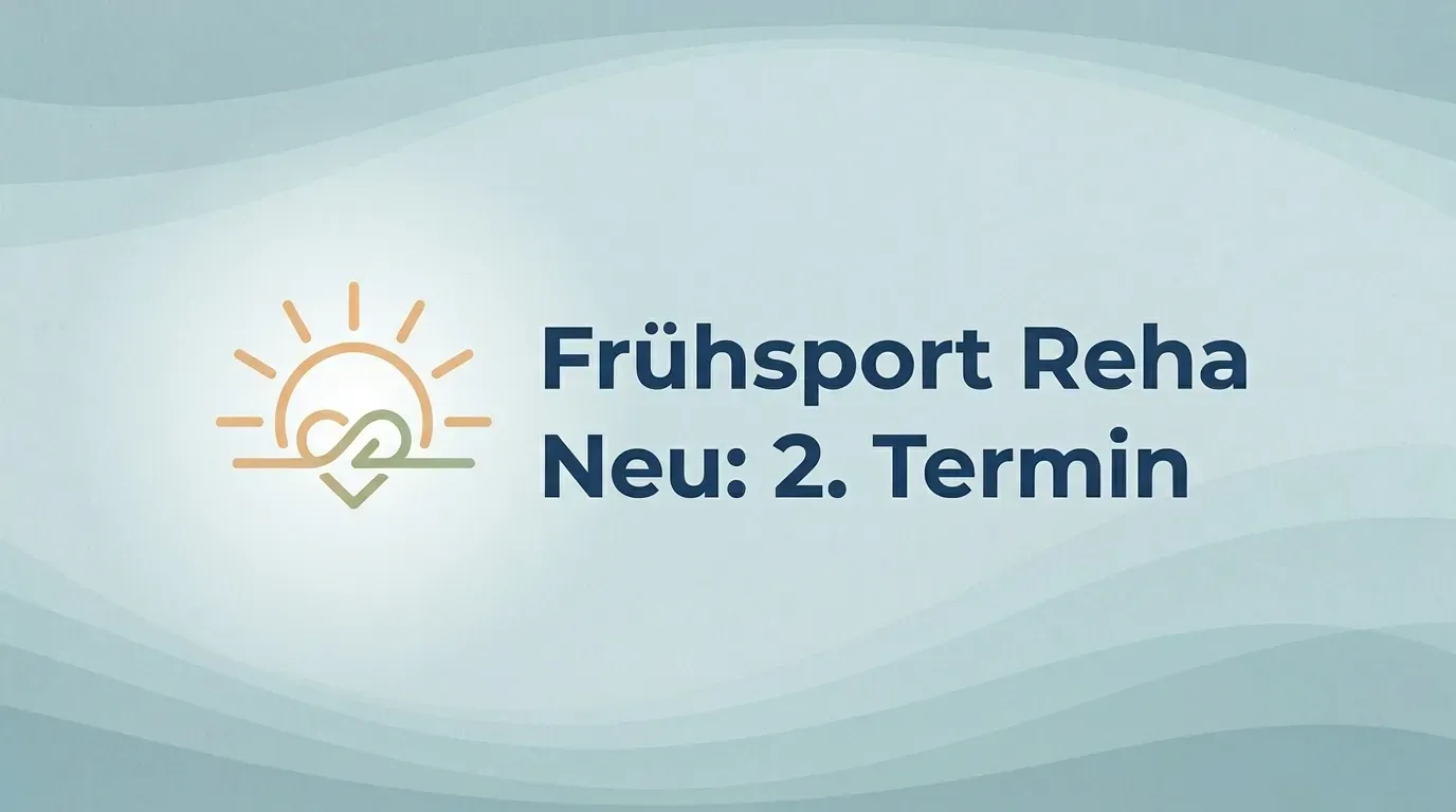 Titelbild: Reha-Sport für Frühaufsteher