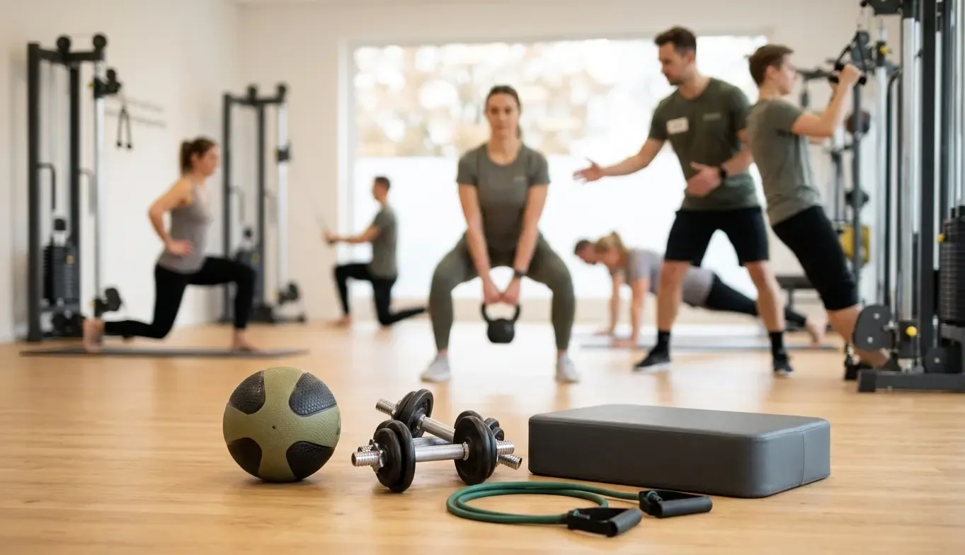 Foto vom Kurs Gesundheitstraining im Fitnessraum